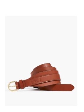J. Crew Leather Waist Belt, NWT, Size M/L